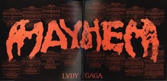Lady Gaga Mayhem 2 LP Opaque Yellow Vinyl Bonus Song Poster Target Ex New Sealed