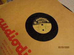 Vintage Audio Discs New York NY 16″ Record Recorded Unknown Audiodisc Device