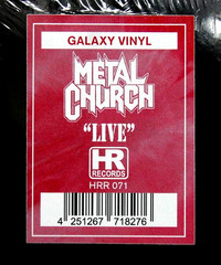 Metal Church – “Live” – 2024 RE – Metal LP – High Roller – GALAXY VINYL – NEW