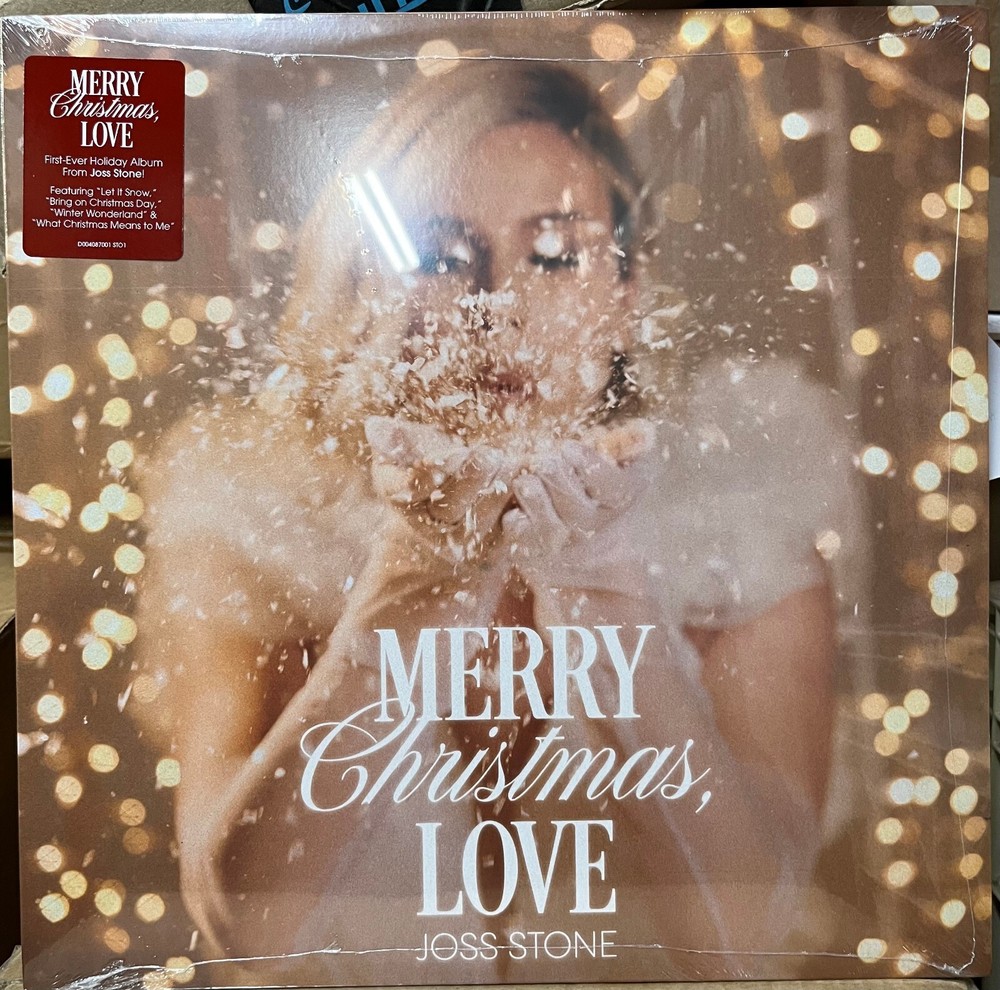 Merry Christmas, Love by Joss Stones (Record, 2022) SEALED Shelfwear*