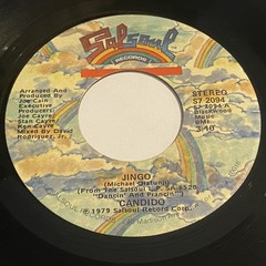 Candido: Jingo / Rock And Shuffle (Ah-Ha) 45 – Salsoul – Disco Funk