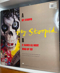 ALICE COOPER – HEY STOOPID 1st Europe Press 3-Track SINGLE 12 INCH 1991 EX/EX