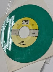 NIRVANA /THE FLUID SUB POP 1991 (SP97) 7″ GREEN MARBLE VINYL LIMITED EDITION