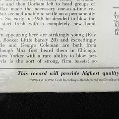 Max Roach Deeds Not Words Vinyl LP MONO Craft Recordings Jazz RSD 2024 NEW