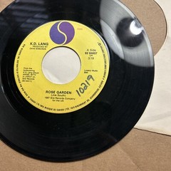 K.D. Lang Rose Garden/High Time For A Detour 1987 Sire Records 45
