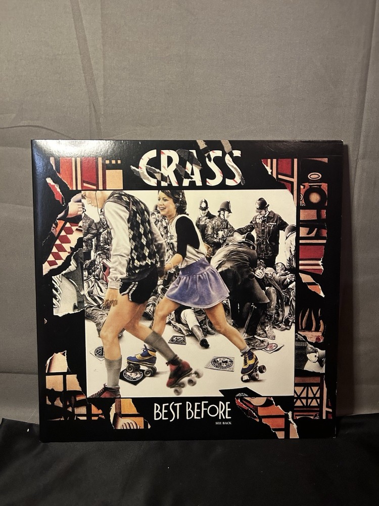 Crass Best Before…1984 Gatefold Lyric Sheet Double LP Vinyl Record – EXCELLENT