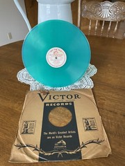 1949 RCA Victor Special Purpose Series Shellac 10″ 78 RPM Promo Record – GREEN