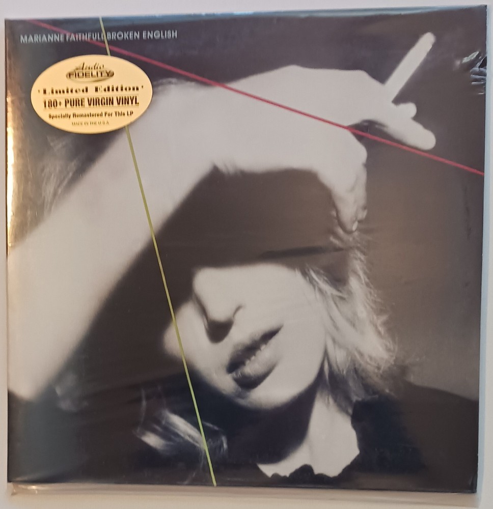MARIANNE FAITHFULL BROKEN ENGLISH MINT/SEALED Audio Fidelity 180g vinyl LP