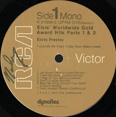 Elvis Presley – Worldwide Gold Award Hits, Parts 1 & 2 – 2xLP, Comp, Mono, RP –
