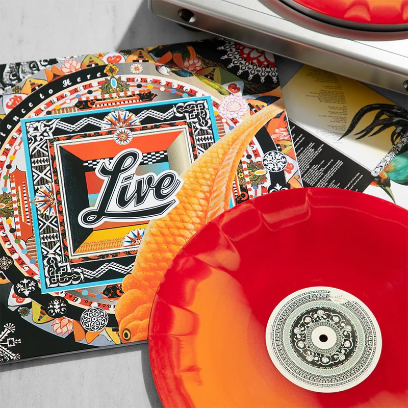 Live The Distance to Here Vinyl (Deluxe) 2-LP *New / Sealed*Red & Orange*