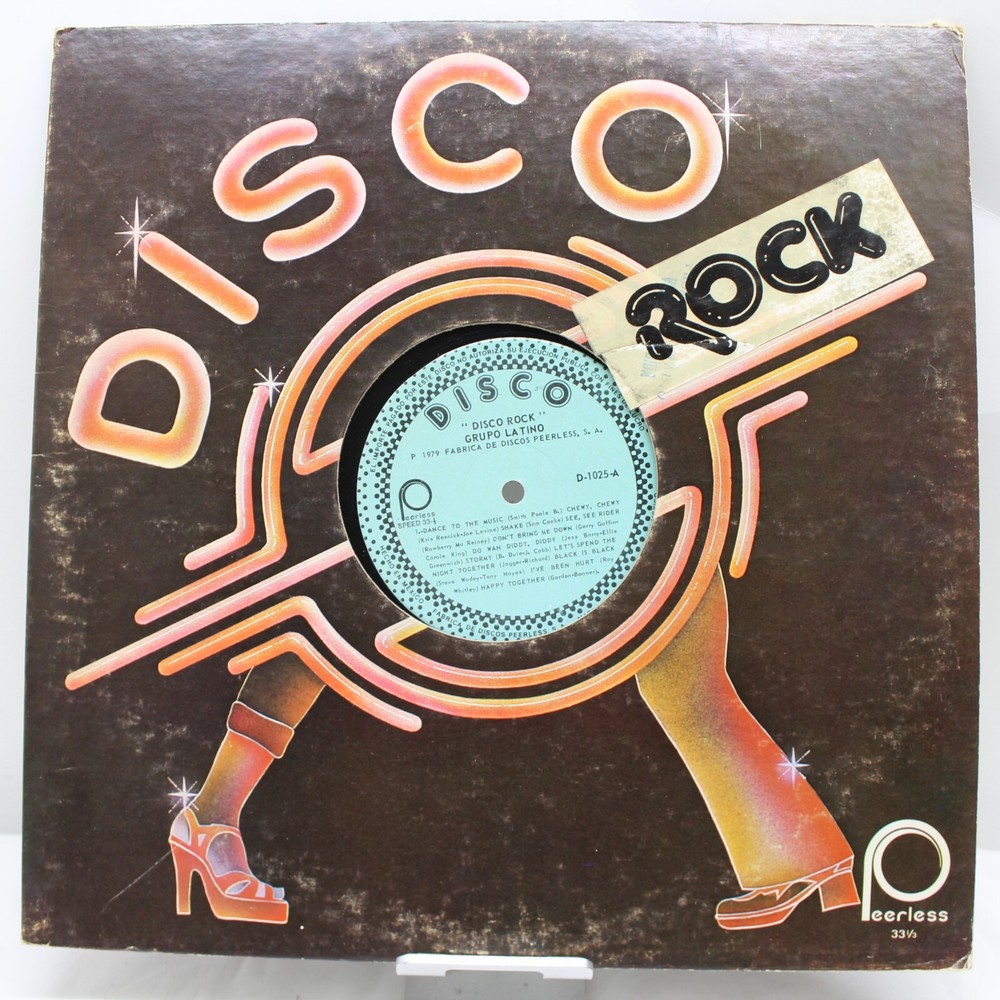 Disco Rock Grupo Latino Vintage Vinyl Record LP G+ D-1025