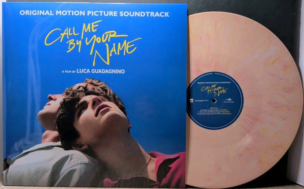 Call Me By Your Name Original Soundtrack 2LP Limited Edition Vinyl Peach NM