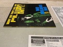 Nomeansno WHY DO THEY CALL ME MR. HAPPY? UK 1993 Vinyl LP +promo items J. BIAFRA