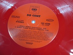 50 Cent – Rowdy Rowdy 12″ Red Colored Vinyl 1999 (Explicit & Clean Versions)