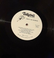 Frosty the Snowman LP Tinkerbell Records SX 1728 vg+ shrink Christmas holiday