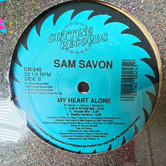 Sam Savon “My Heart Alone” 12″ Vinyl Single 33 RPM (1991) CR-245