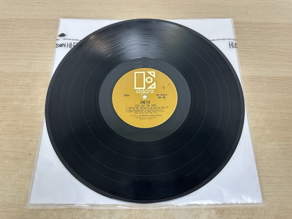 MC5: Kick Out The Jams: Original Uncensored Vinyl LP: CTH Gold Labels: NO COVER!