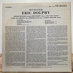 ERIC DOLPHY “OUT TO LUNCH” BLUE NOTE BST84163 Liberty 1966 LP Bobby Japanese