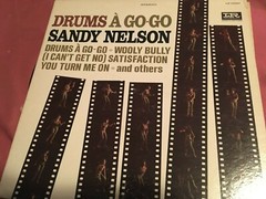 SANDY NELSON-Drums A Go-Go/Imperial Stereo LP-1965-