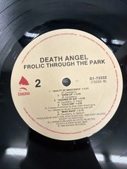 Death Angel – Frolic In The Park Stunning First Pressing D1- 73332 Vinyl Record