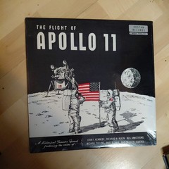The Flight Of Apollo 11 Rostan Records 1969 Vinyl Kennedy Nixon Aldrin SEALED*