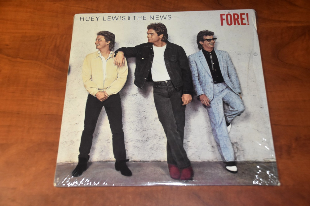 Huey Lewis And The News – Fore! (Vinyl LP, 1986, Chrysalis OV 41534, Club) NM/NM