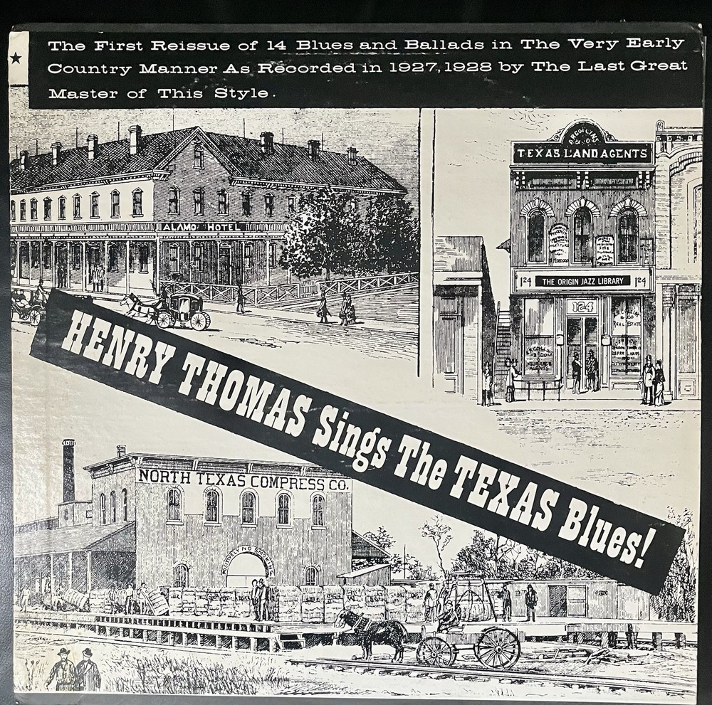 HENRY THOMAS Sings The TEXAS Blues! 1927-28 OJL-3 ORIGIN JAZZ LIBRARY VG++