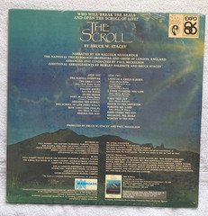 “THE SCROLL” Bruce W. Stacey RARE ’85 XIAN ROCK OPERA True 1stPress BOB MCBRIDE
