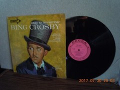 CROSBY,BING Vinyl lp…EASY TO REMEMBER…DECCA…VG-/VG…’62