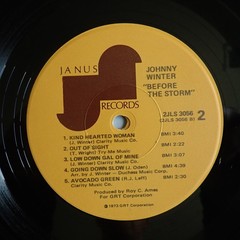 Johnny Winter Before The Storm Vinyl Lp Janus #2JSL-3056 1973 2XLP Gatefold