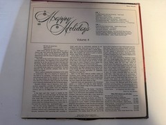 Vintage RCA Victor Happy Holidays Volume IV Stereo 12″ Vinyl LP 1968 PRS-267