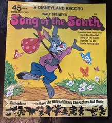 Vintage Walt Disney’s Song of the South Record 45 RPM Zip-A-Dee-Doo-Dah 1975