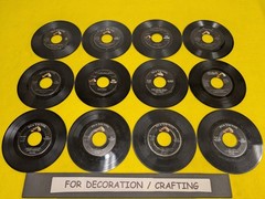 FOR DECOR: LOT OF 12 ELVIS PRESLEY 7″ 45 VINYL RECORDS King Creole Rip It Up EPs