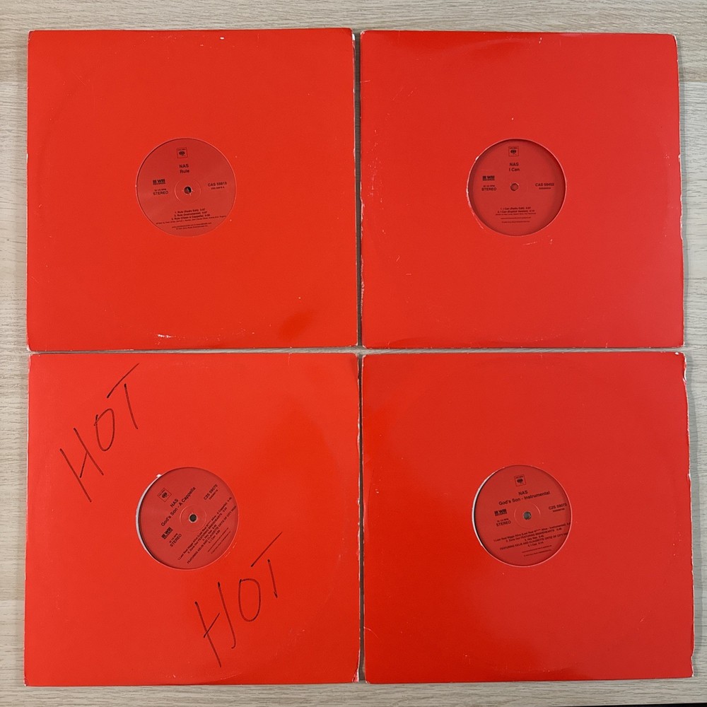 Lot Of 4 NAS Vinyls 12” Rule, I Can, God’s Son A Cappella & Instrumental READ