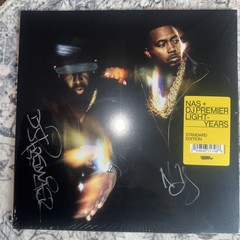 Nas & DJ Premier Autograph – Light-Years – 2xLP – Limited SIGNED only 500 Made!