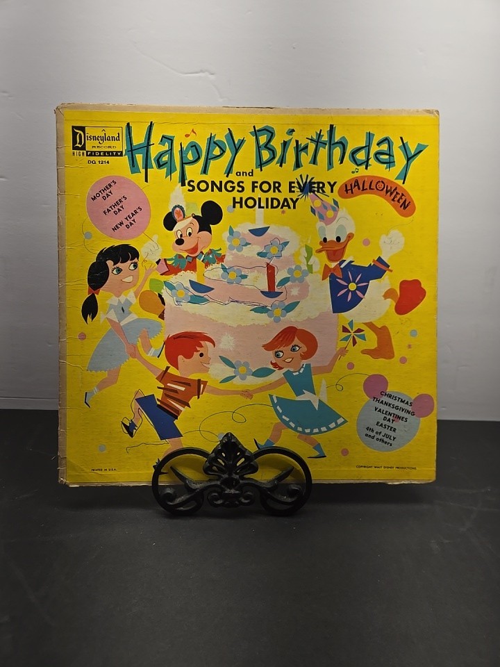1964 Happy Birthday And Songs For Every Holiday Halloween Disneyland Record…