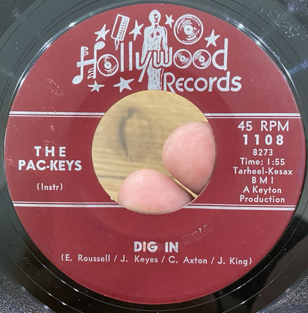 THE PAC-KEYS Stone Fox 45 HOLLYWOOD VG++ Funk BREAKS Rare Soul