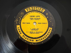 John Coltrane LP “Lush Life” Prestige 7188 ~ Original DG RVG ~ Bergenfield Mono