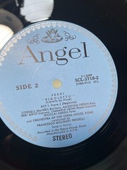 Verdi Rigoletto Cornell MacNeil Reri Grist Nicolai Gedda Opera House Rome Angel