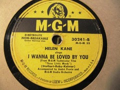 HELEN KANE I wanna be loved by you fr THREE LITTLE WORDS Fred Astaire MGM 30241