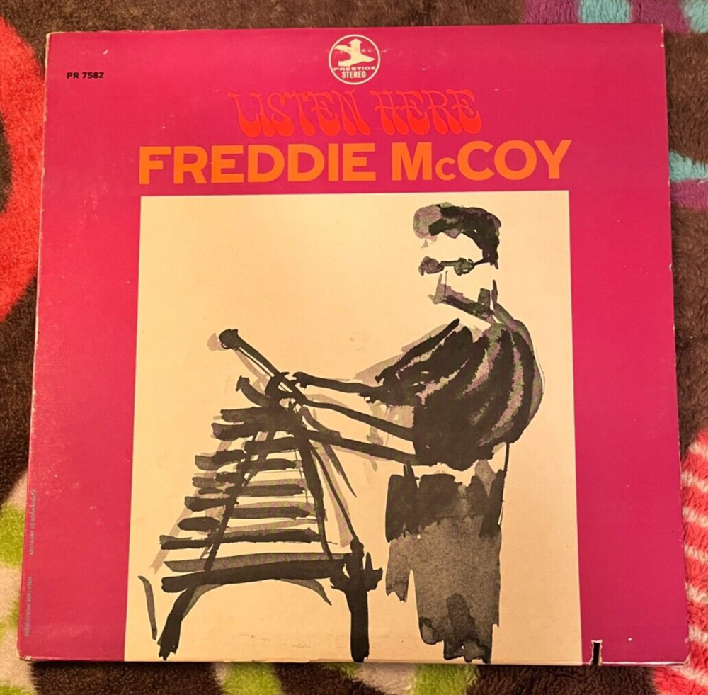FREDDIE McCOY – Listen Here ~ PRESTIGE 7582 {orig} w/Montego Joe, Bascomb -RARE