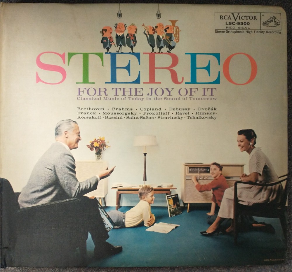 Various ‎– STEREO FOR THE JOY OF IT- CLASSICAL MUSIC 10 LP SET-RCA 9300 EX COND.