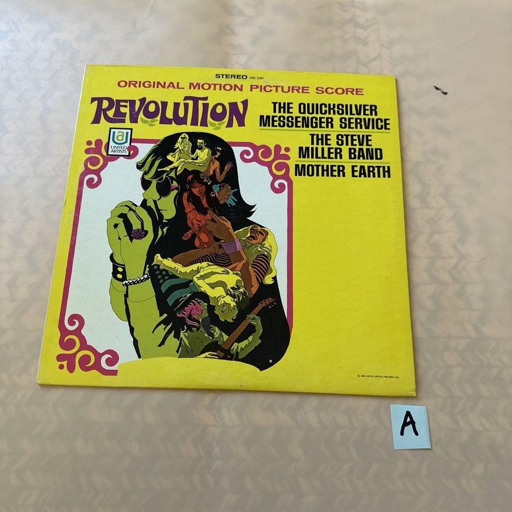 (#55).Revolution 1968, Soundtrack Movie Score, Excellent Cond Preowned Vinyl