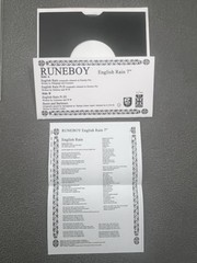Runeboy – English Rain 7” Odious Hiss Longbow Techno Viking Battalion A.S.K.E.