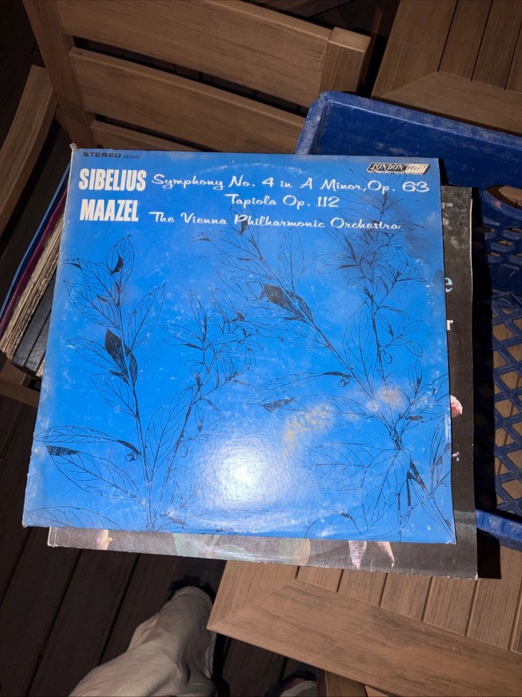 Sibelius Symphony No. 4 Maazel Vienna Philharmonic LP 33 1/3 RPM