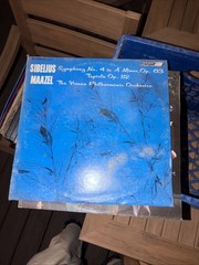 Sibelius Symphony No. 4 Maazel Vienna Philharmonic LP 33 1/3 RPM