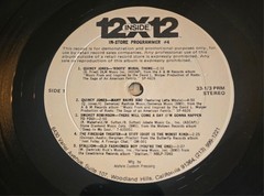 Inside 12×12 In-Store Programmer Lot #1 & #4 Demonstration LP Record Compilation