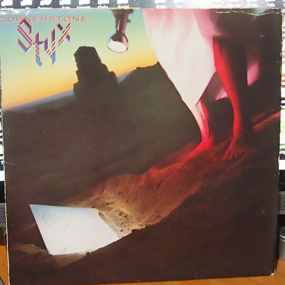 styx cornerstone vinyl Excellent (EX)
