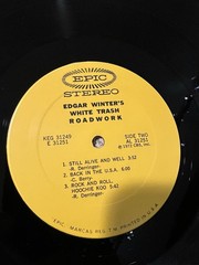 Edgar Winter’s White Trash ‎– Roadwork Vinyl, LP 1972 Epic ‎– KEG 31249