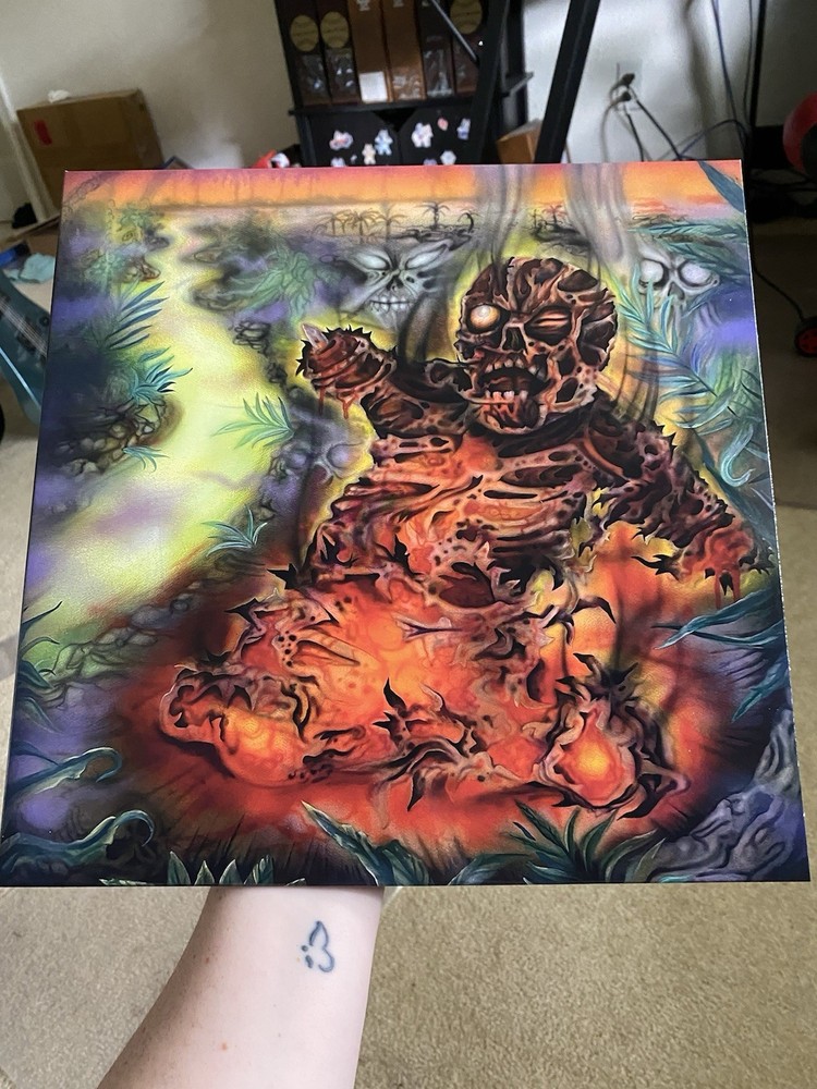 Mortal Wound – The Anus Of The World; Green & Red Merge Vinyl 12”